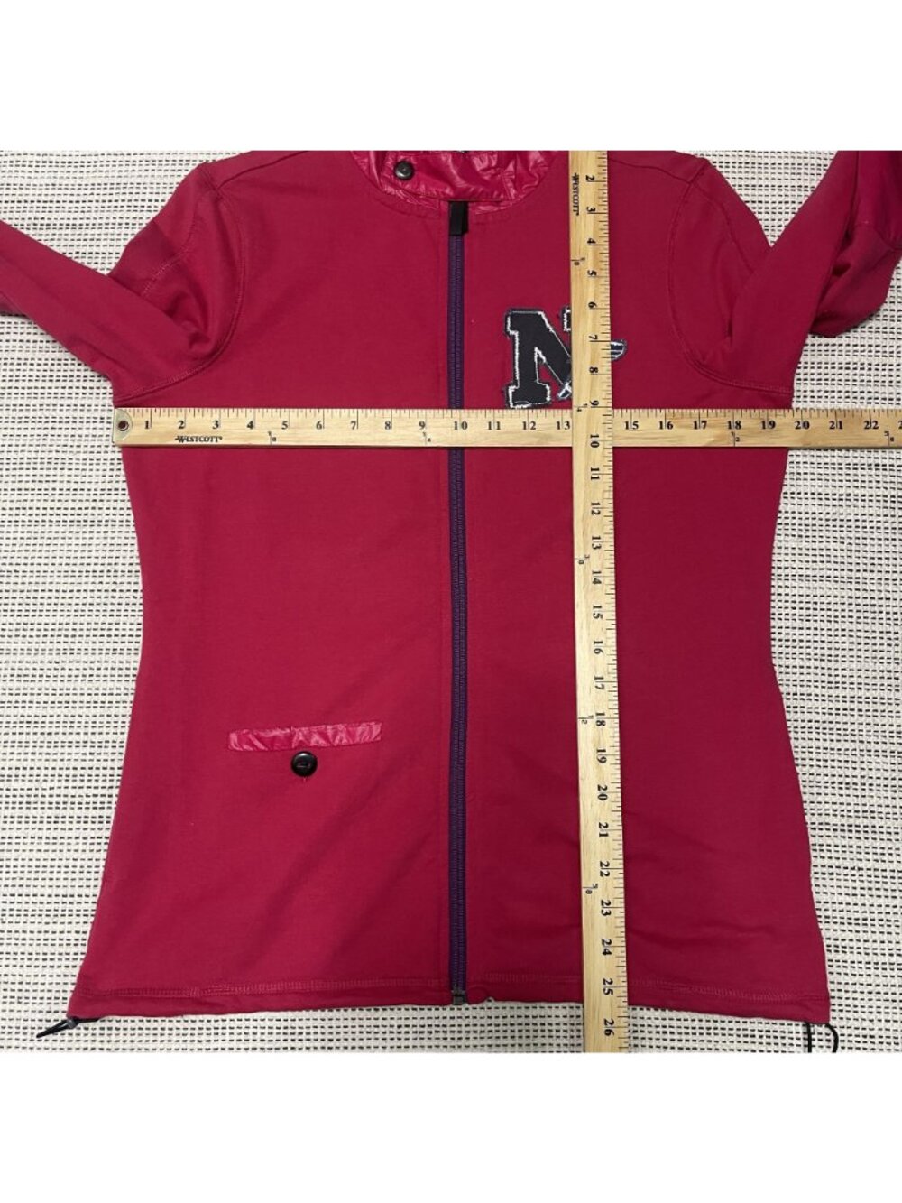 New Balance Heritage Red Full-Zip Jacket Women's M - Picture 7 of 7